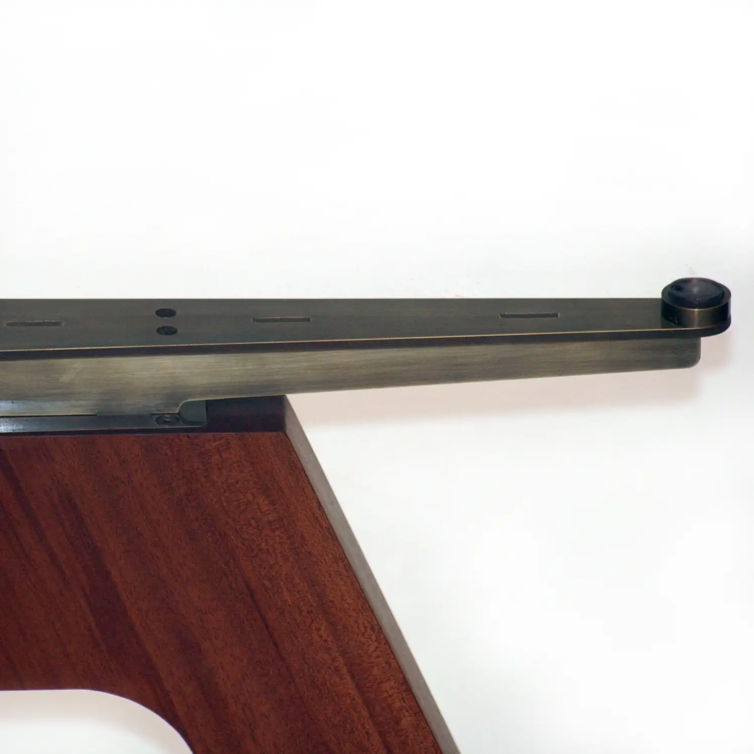 Float Table viewed from above, revealing the sculptural supporting structure through the glass tabletop.